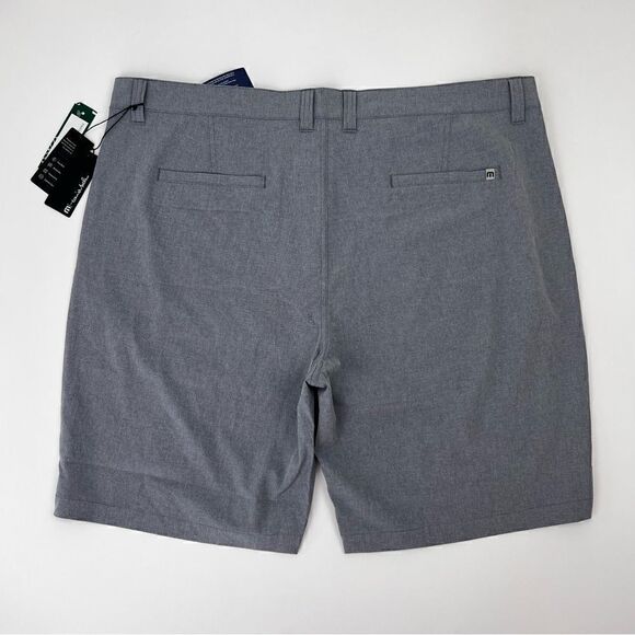 NWT Travis Mathew Size 42 Beck Golf Shorts Color Light Gray - Picture 7 of 12